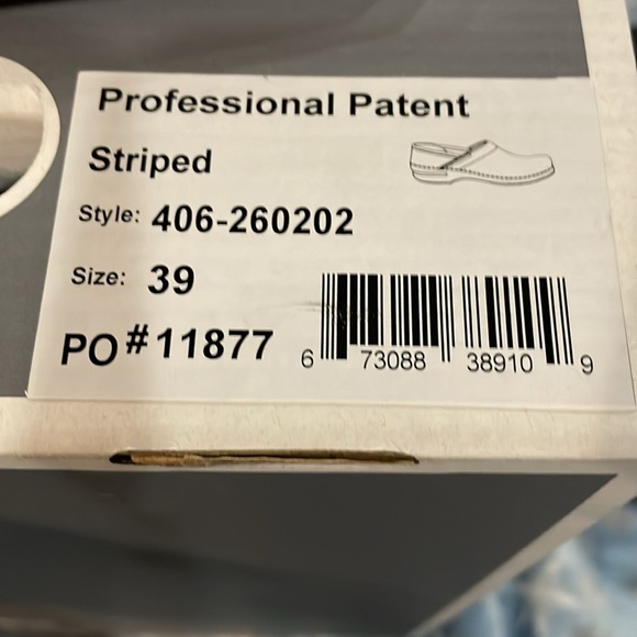 BNIB Dansko Striped Clog, Size 39 - Picture 3 of 3